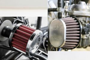 UPGRADE Einzelsportluftfilter inklusive Motorgehäuse-Entlüftungsfilter-Kit